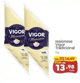Novo Atacarejo Maionese Vigor Tradicional oferta