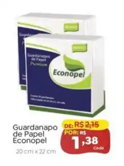 Novo Atacarejo Guardanapo de Papel Econopel 20 cm x 22 cm oferta