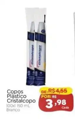 Novo Atacarejo Copos Plástico Cristalcopo oferta