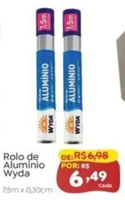 Novo Atacarejo Rolo de Alumínio Wyda oferta