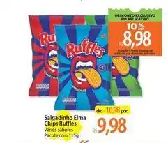 Atacadão Elma - salgadinho chips ruffles oferta