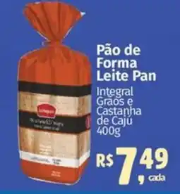 Supermercados Mateus Pão de f Leite Pan oferta