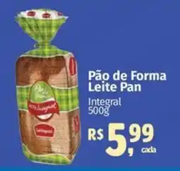 Supermercados Mateus Pão de Forma Leite Pan Integral oferta