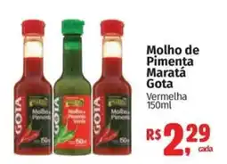 Supermercados Mateus Molho de Pimenta Maratá Gota oferta