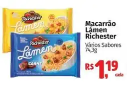 Supermercados Mateus Macarrão Lámen Richester oferta