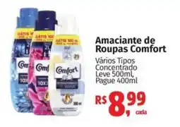 Supermercados Mateus Amaciante de Roupas Comfort oferta