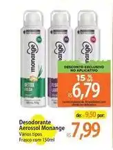 Atacadão Monange - desodorante aerossol oferta