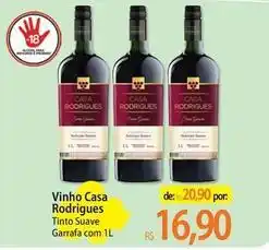 Atacadão Suave - vinho rosa rodríguez oferta