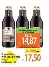 Atacadão Vale - suco de uva vinhedos do oferta