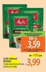 Atacadão Melitta - café solúvel oferta