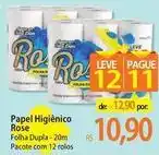Atacadão Leve - papel higiênico rose oferta