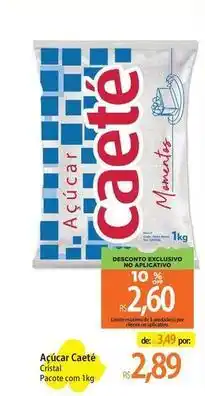 Atacadão Cristal - açúcar caete oferta