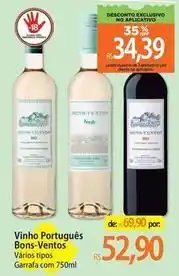 Atacadão Quinta de bons ventos - vinho português oferta