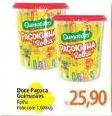 Atacadão Guimarães - doce paçoca oferta
