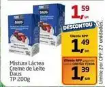 Mistura láctea creme de leite