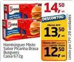 Tenda Atacado Brasa burguers - hambúrguer misto sabor picanha oferta