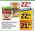 Tenda Atacado São joão - arroz branco tipo 1 prato fino ou empório oferta