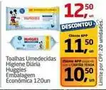 Tenda Atacado Huggies - toalhas umedecidas higiene diaria oferta