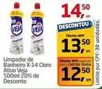 Tenda Atacado Veja - limpador de banheiro x-14 cloro ativo oferta