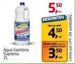 Tenda Atacado Suprema - água sanitária oferta