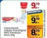 Tenda Atacado Colgate - creme dental total original mint, prevenção oferta