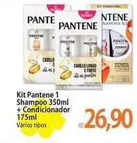 Atacadão Pantene - kit shampoo 350ml + condicionador 175ml oferta