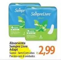 Atacadão Sempre livre - absorvente adapt oferta