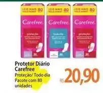 Atacadão Carefree - protetor diário oferta