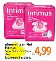 Atacadão Intimus - absorvente em gel oferta