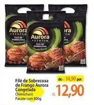 Atacadão Aurora - filé de sobrecoxa de frango congelada oferta