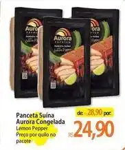 Atacadão Aurora - panceta suina congelada oferta