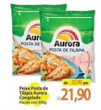 Atacadão Aurora - peixe posta de tilapia oferta