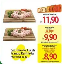 Atacadão Máximo - coxinha da asa de frango resfriada oferta
