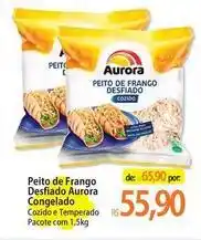 Atacadão Aurora - peito de frango desfiado congelado oferta