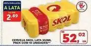 Roldão Skol - cerveja lata oferta