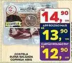 Roldão Rs - costela suína salgada oferta