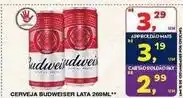 Roldão Budweiser - cerveja lata oferta