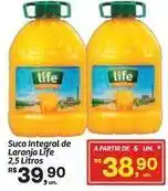 Fort Atacadista Life - suco integral de laranja oferta