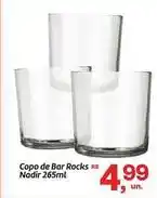 Fort Atacadista Nadir - copo de bar rocks rs oferta