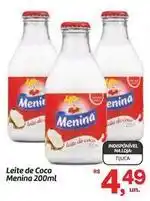 Fort Atacadista Menina - leite de coco oferta