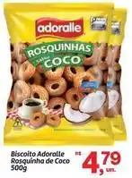 Fort Atacadista Adoralle - biscoito adoralle rosquinha de coco oferta