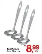 Fort Atacadista Lar - concha aço inox chic oferta