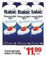 Fort Atacadista Italac - creme de leite oferta