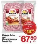 Fort Atacadista Aurora - linguiça suína para churrasco oferta