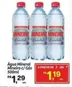 Fort Atacadista Mineiro - água mineral c/ gás oferta
