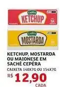 Assaí Atacadista Cepêra - ketchup, mostarda ou maionese em sachê oferta