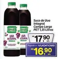 Fort Atacadista Campo largo - suco de uva integral oferta