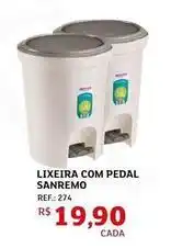 Assaí Atacadista Sanremo - lixeira com pedal oferta