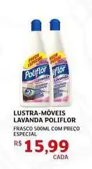 Assaí Atacadista Poliflor - lustra-moveis lavanda oferta