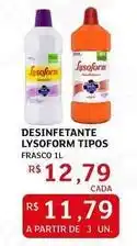 Lysoform - desinfetante tipos